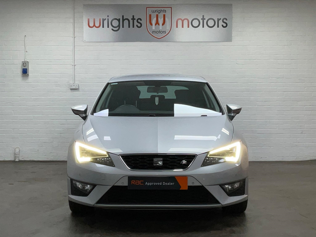 Seat Leon 2.0 Tdi Cr Fr Sport Coupe Euro 5 Ss Silver #4