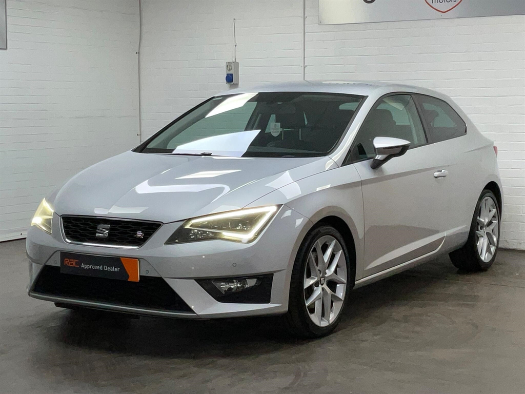 Seat Leon 2.0 Tdi Cr Fr Sport Coupe Euro 5 Ss Silver #5