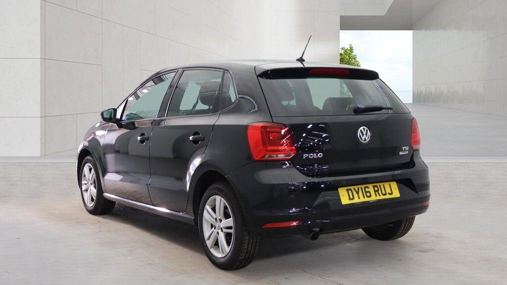 Volkswagen Polo 1.2 Tsi Bluemotion Tech Match Euro 6 Ss Black #5