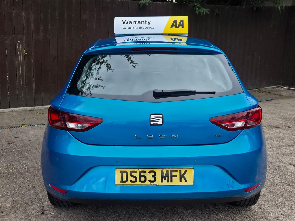 Seat Leon 1.6 Tdi Cr Se Euro 5 Ss Blue #6