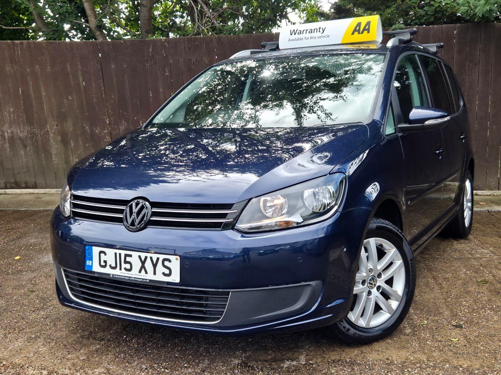 Volkswagen Touran 1.6 Tdi Se Euro 5 Blue #3
