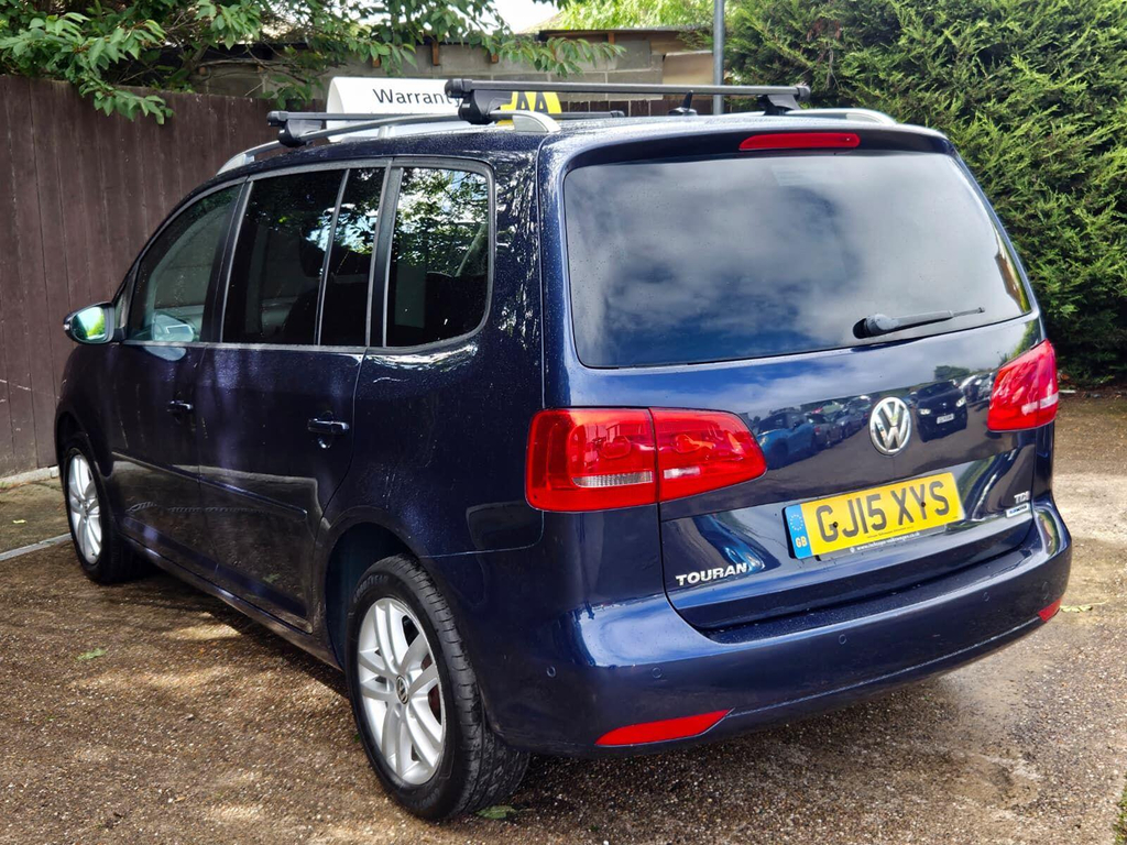 Volkswagen Touran 1.6 Tdi Se Euro 5 Blue #4