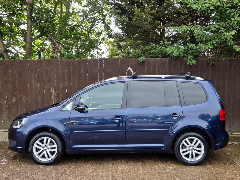 Volkswagen Touran 1.6 Tdi Se Euro 5 Blue #5
