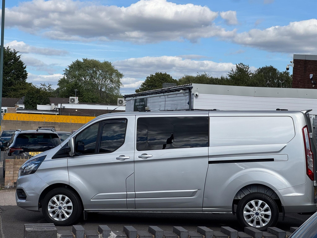 Ford Transit Custom 2.0 320 Ecoblue Limited Crew Van L2 H1 Euro 6 Silver #5