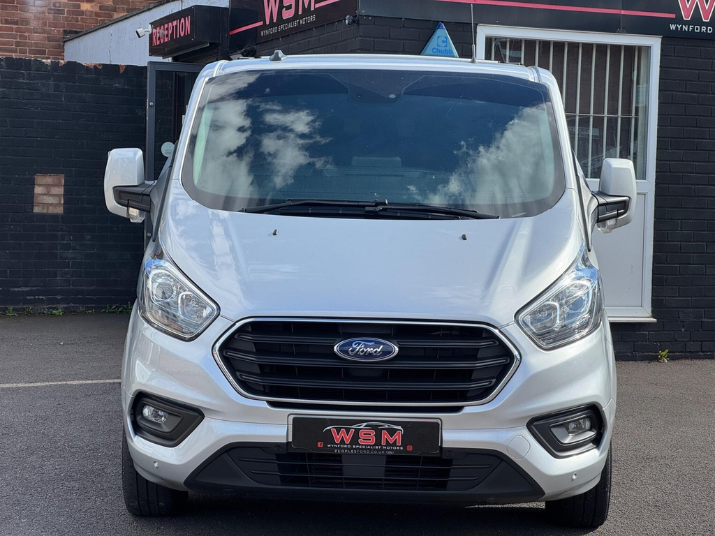 Ford Transit Custom 2.0 320 Ecoblue Limited Crew Van L2 H1 Euro 6 Silver #2