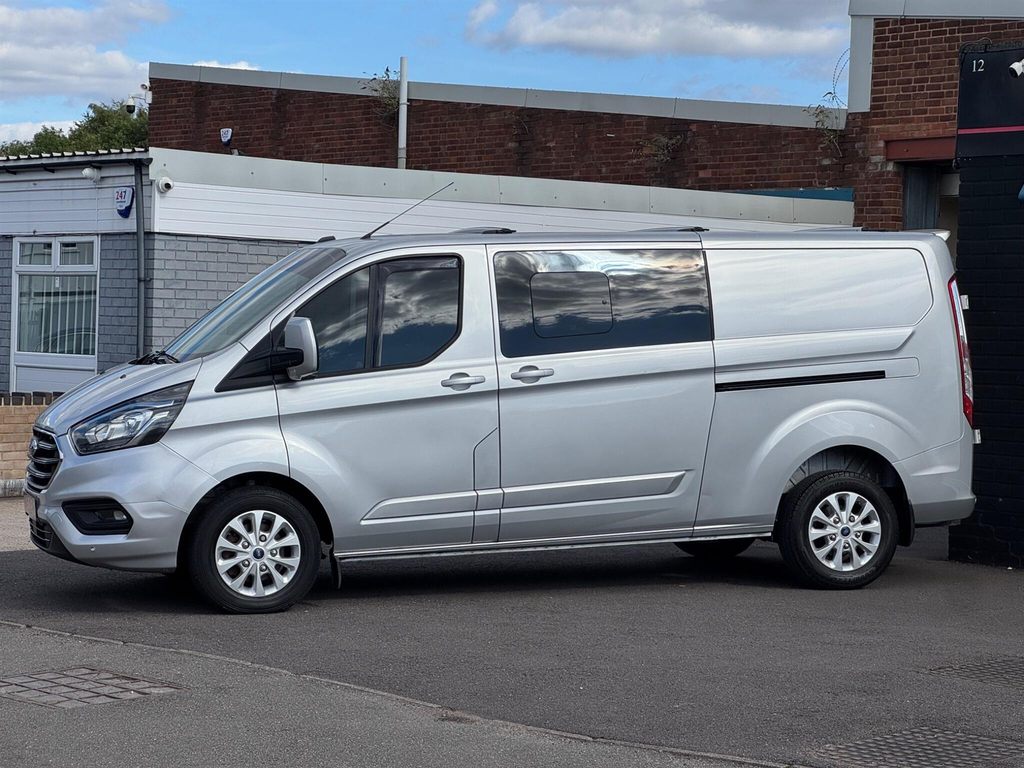 Ford Transit Custom 2.0 320 Ecoblue Limited Crew Van L2 H1 Euro 6 Silver #4