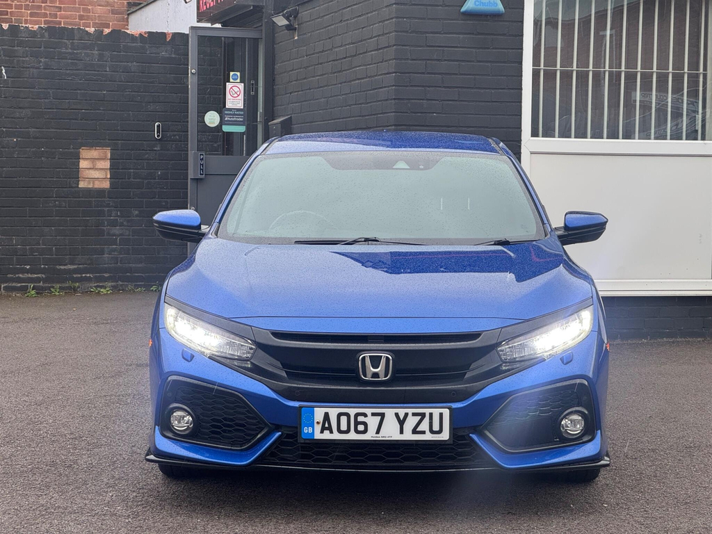 Honda Civic 1.5 Vtec Turbo Sport Euro 6 Ss Blue #2