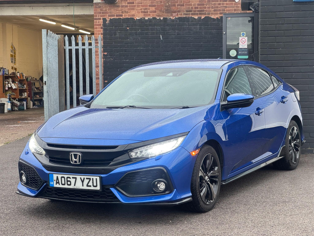 Honda Civic 1.5 Vtec Turbo Sport Euro 6 Ss Blue #3