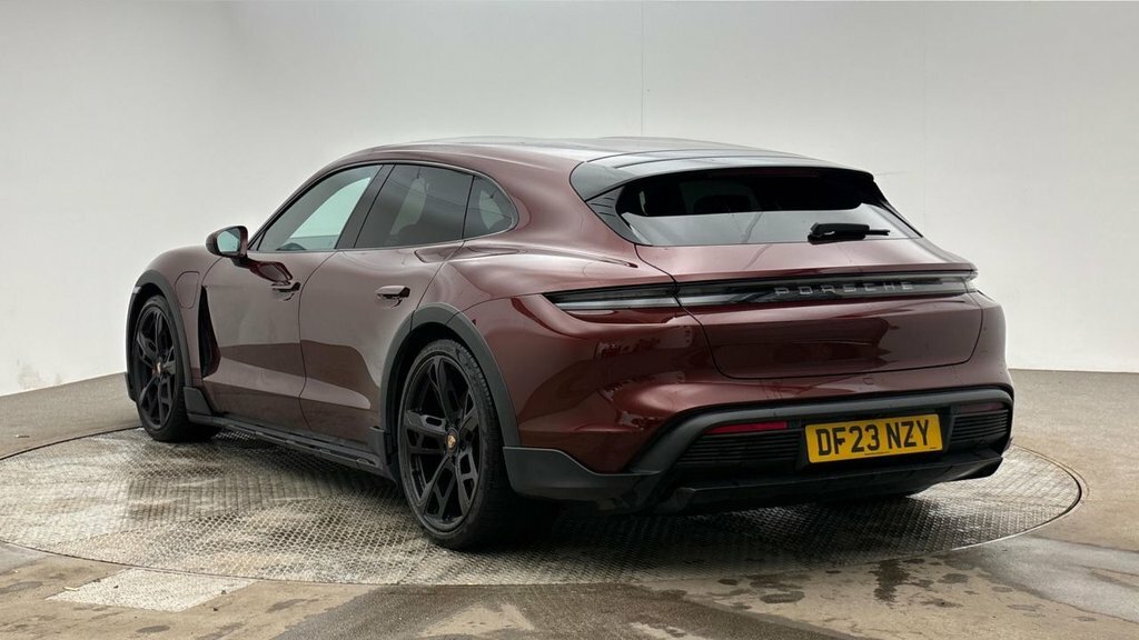 Porsche Taycan Estate Red #2