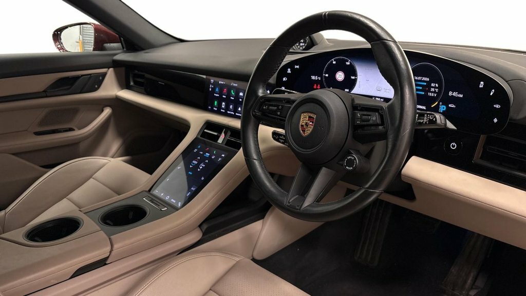 Porsche Taycan Estate Red #4