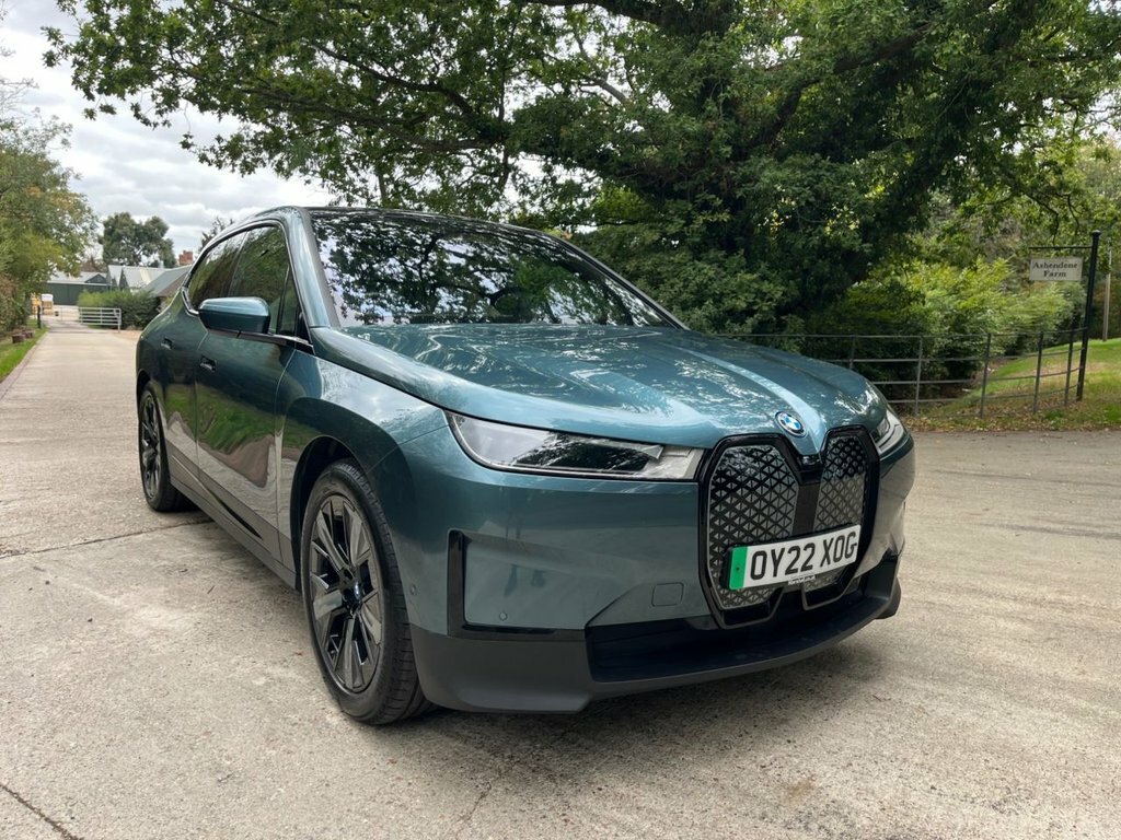 BMW iX Suv Blue #3