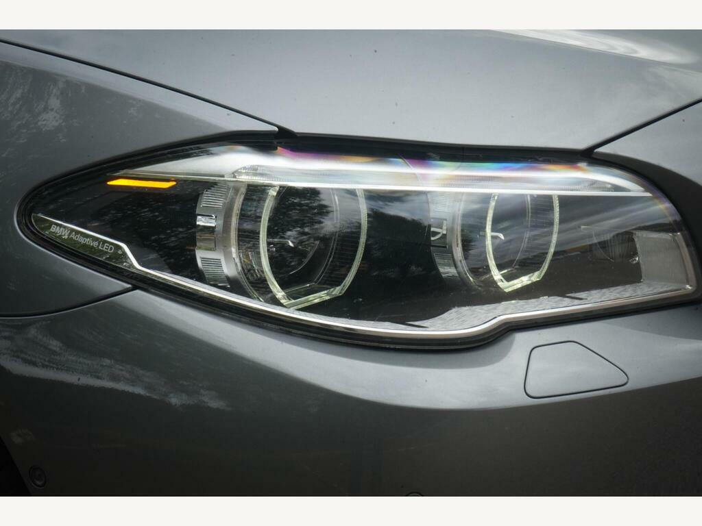 BMW 5 Series Blue #5