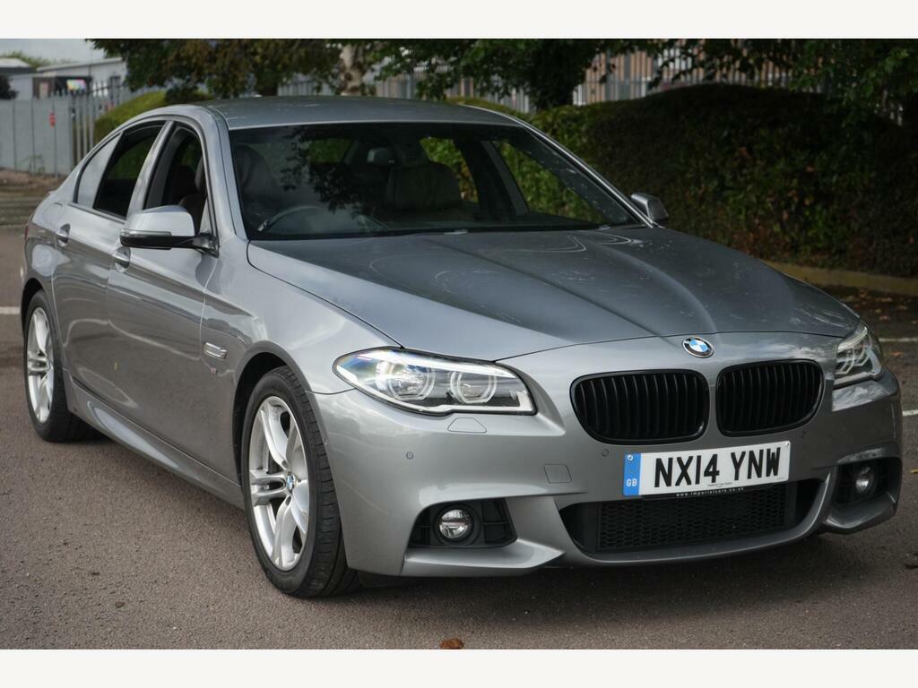 BMW 5 Series Blue #18