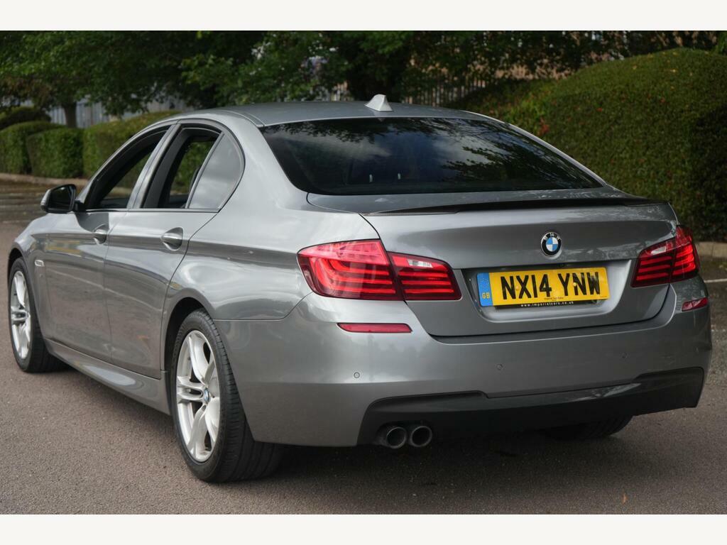 BMW 5 Series Blue #33