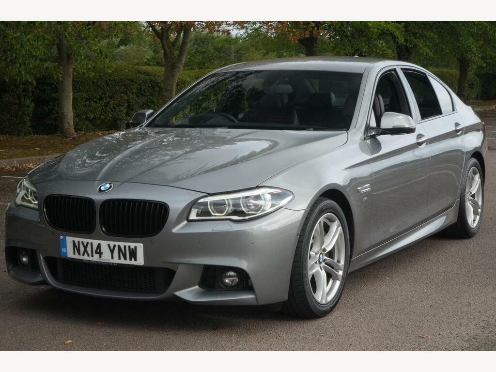 BMW 5 Series Blue #20