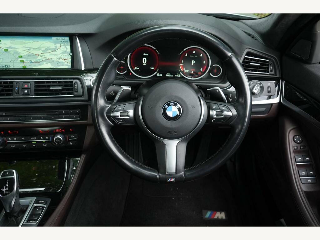BMW 5 Series Blue #44