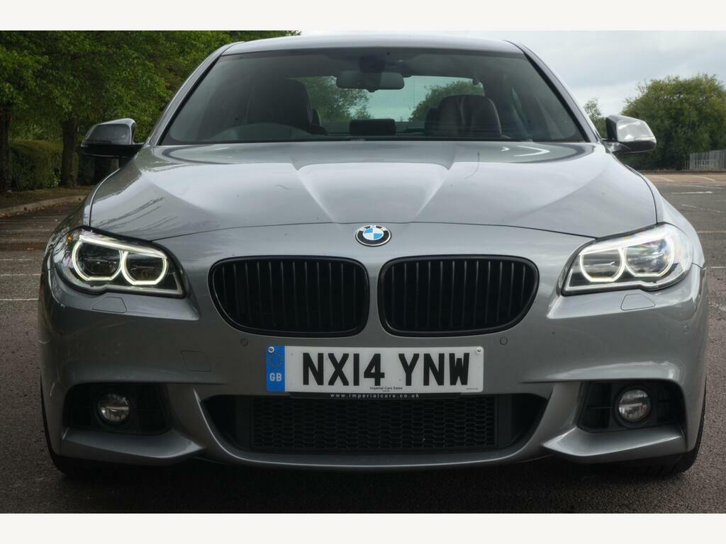 BMW 5 Series Blue #19