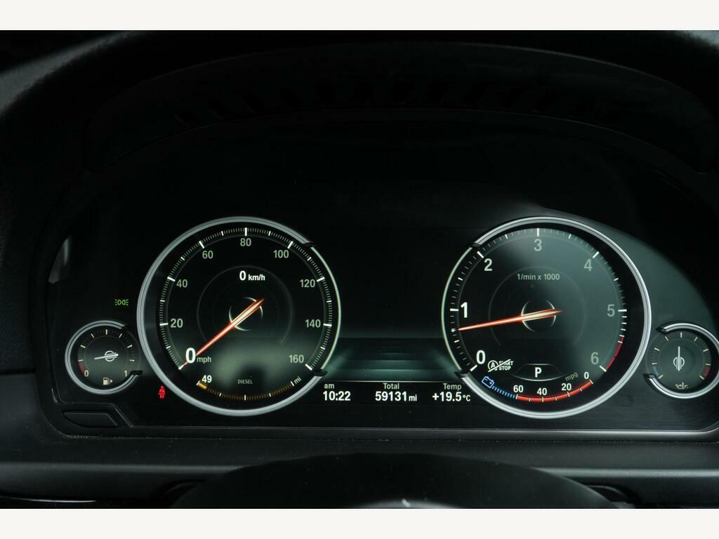 BMW 5 Series Blue #14