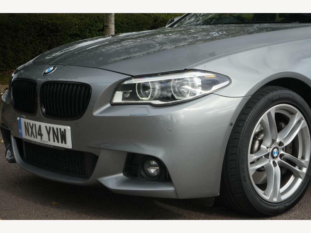 BMW 5 Series Blue #21