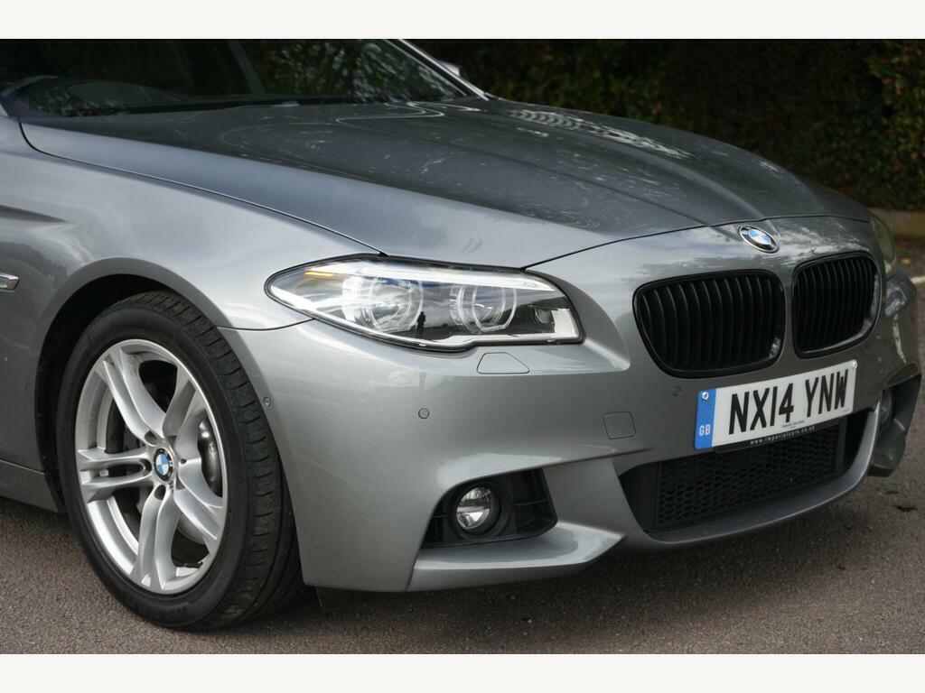 BMW 5 Series Blue #25