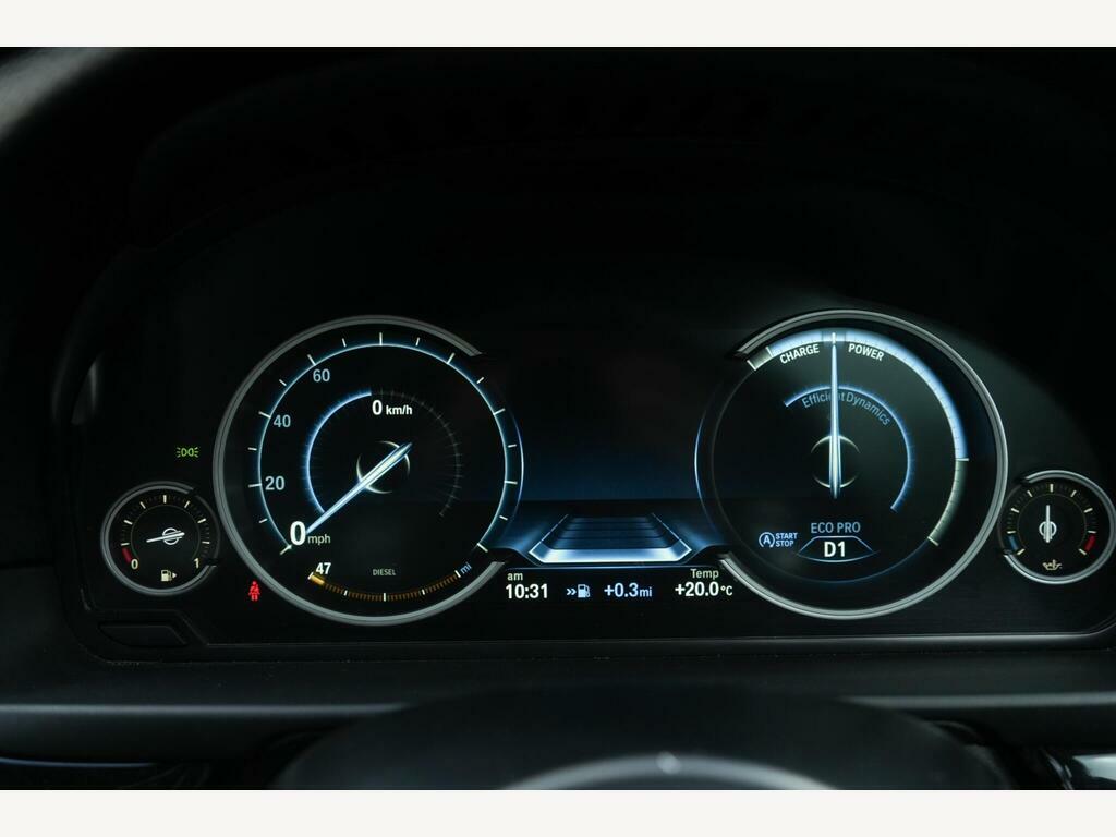 BMW 5 Series Blue #9