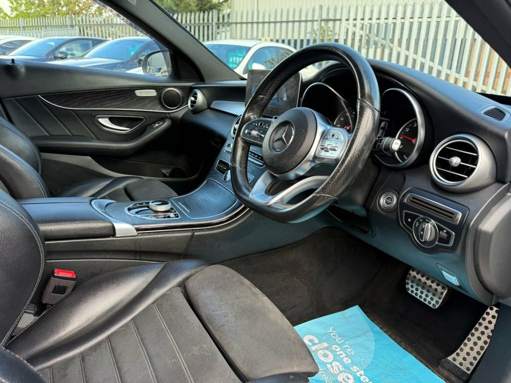 Mercedes-Benz C Class 1.5L Amg Line White #4