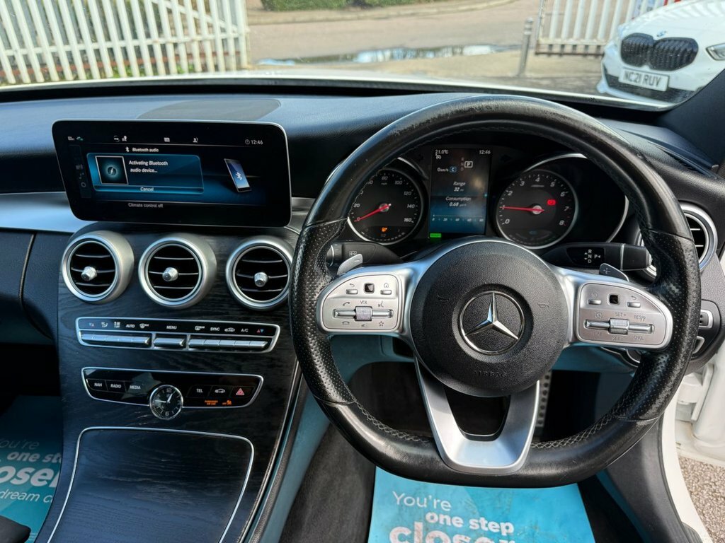 Mercedes-Benz C Class 1.5L Amg Line White #6