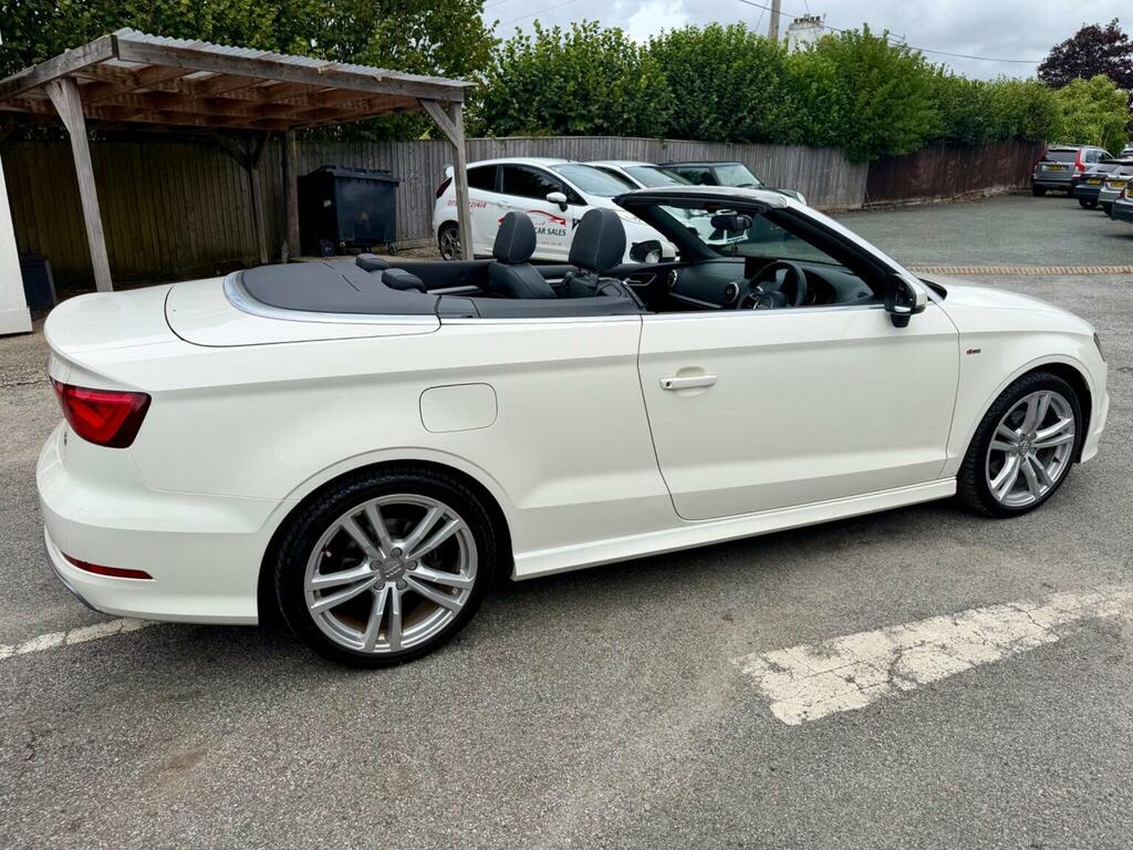 Audi A3 Cabriolet 2.0 Tdi S Line Euro 6 Ss 2014 White #5