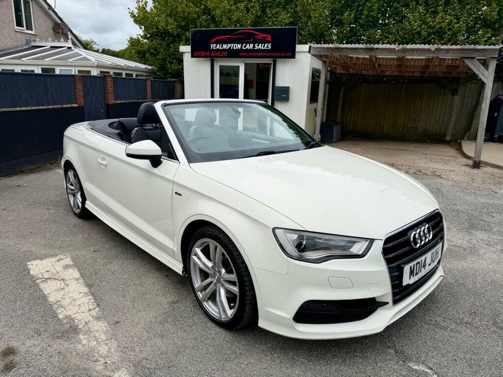 Audi A3 Cabriolet 2.0 Tdi S Line Euro 6 Ss 2014 White