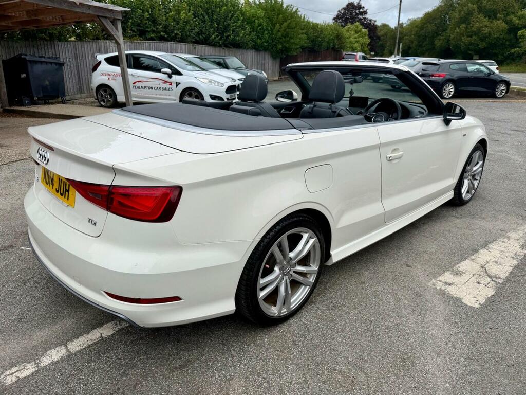 Audi A3 Cabriolet 2.0 Tdi S Line Euro 6 Ss 2014 White #6