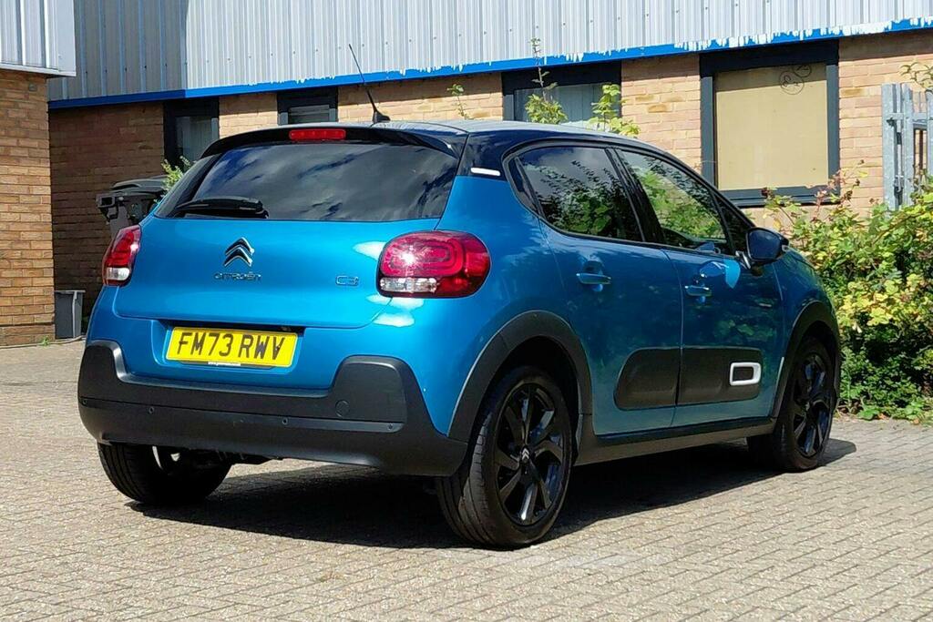 Citroen C3 1.2 Puretech Shine Plus Hatchback Manua FM73RWV Blue #3