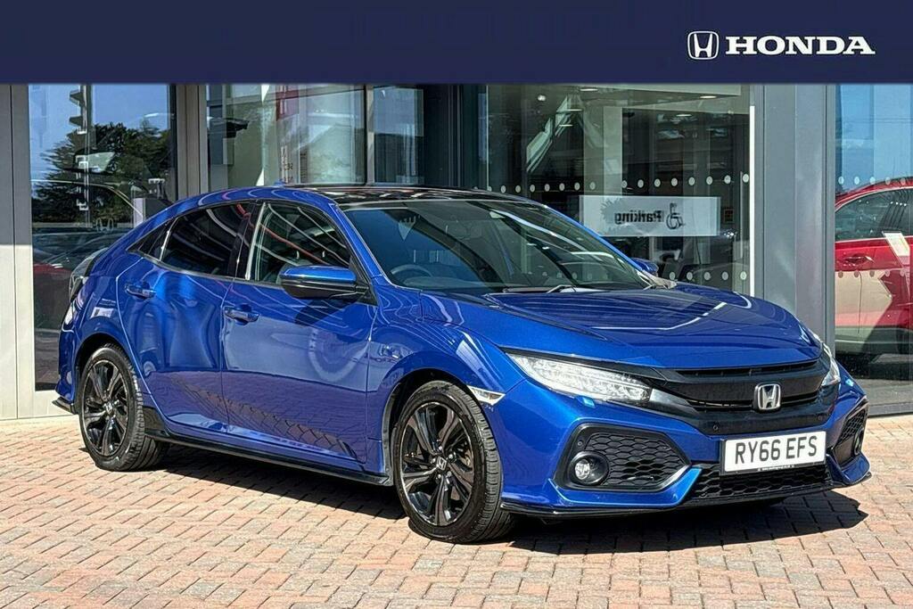 Honda Civic 1.5 Vtec Turbo Sport Plus Hatchback Man Blue