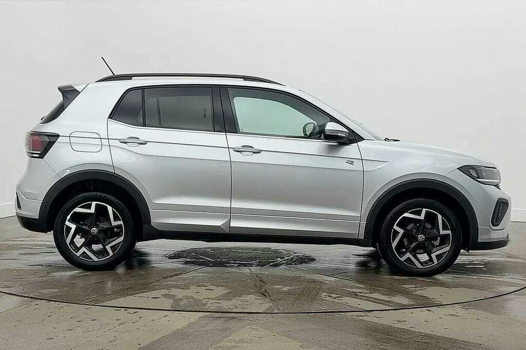 Volkswagen T-Cross 1.0 Tsi R-line Suv Dsg Silver #4