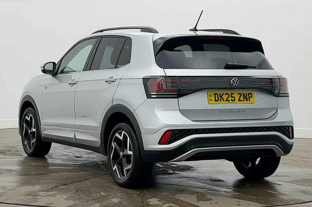 Volkswagen T-Cross 1.0 Tsi R-line Suv Dsg Silver #3