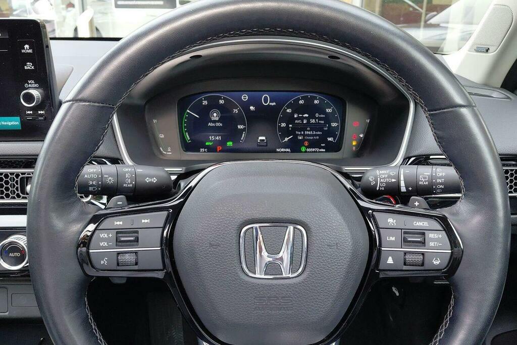 Honda Civic 2.0 Ehev Advance Cvt Red #13