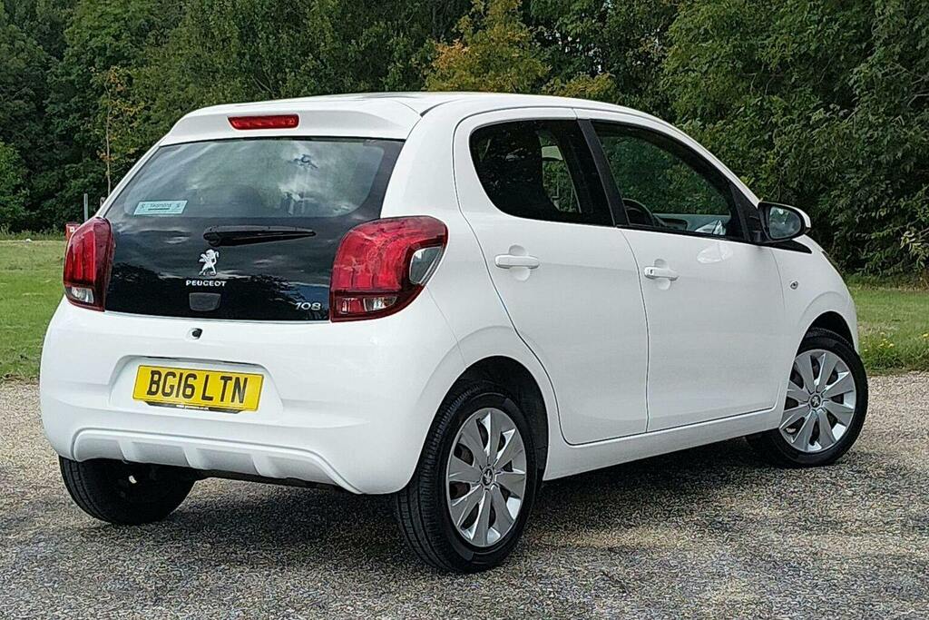 Peugeot 108 1.0 Active Hatchback White #3