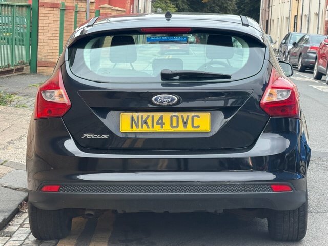 Ford Focus 2014 1.6 Tdci Zetec Hatchback Eu NK14OVC Black #3