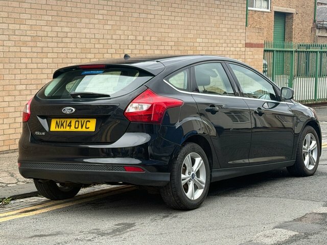Ford Focus 2014 1.6 Tdci Zetec Hatchback Eu NK14OVC Black #2