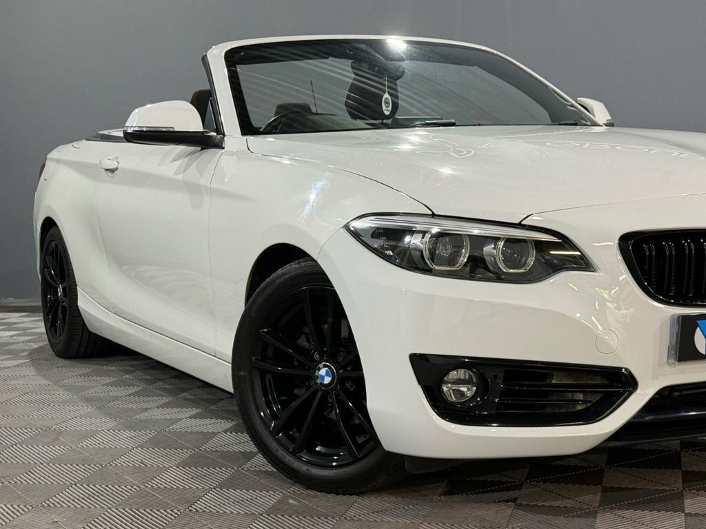BMW 2 Series 1.5 218I Gpf Sport Convertible Eur White #2