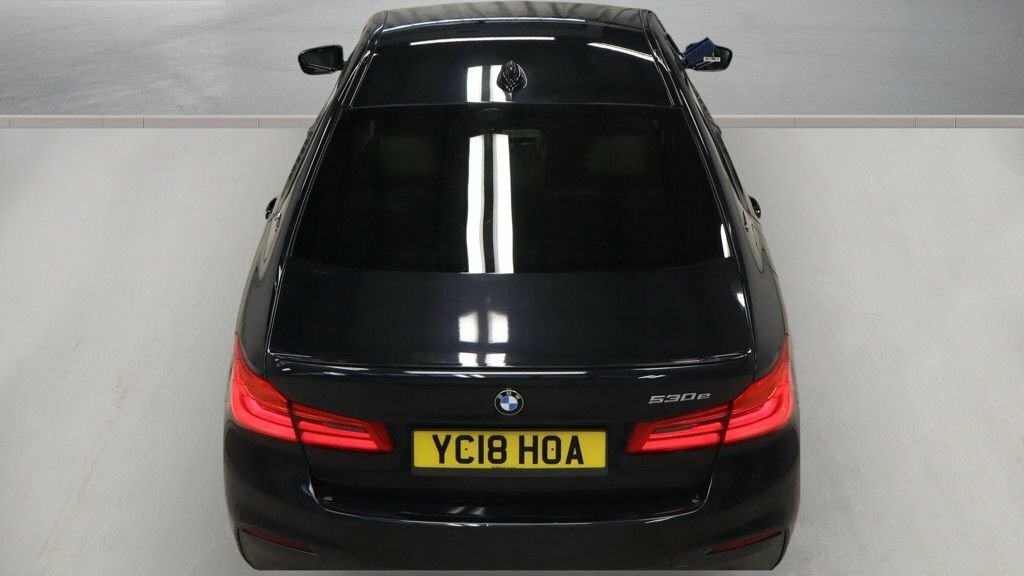 BMW 5 Series Blue #8