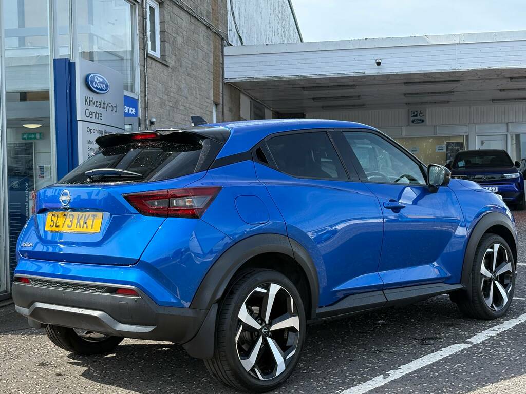 Nissan Juke 1.0 Dig-t Tekna SL73KKT Blue #3