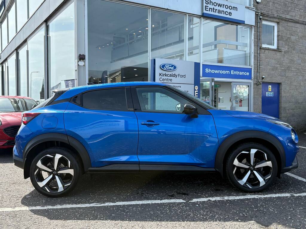 Nissan Juke 1.0 Dig-t Tekna SL73KKT Blue #2