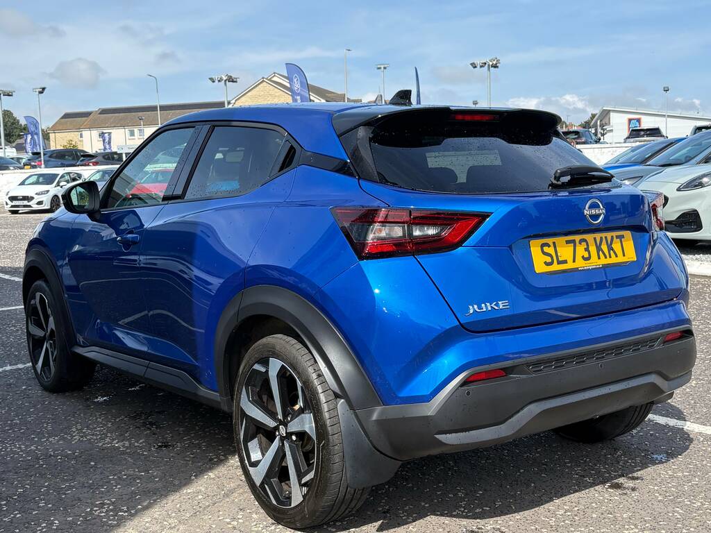 Nissan Juke 1.0 Dig-t Tekna SL73KKT Blue #5