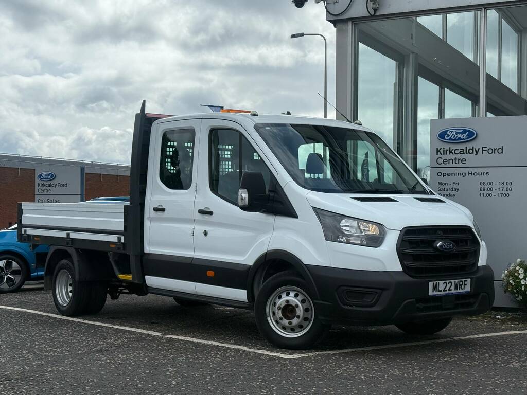 Ford Transit Custom 350 2.0 Ecoblue 130Ps L3 Dciv Dropside Rwd White
