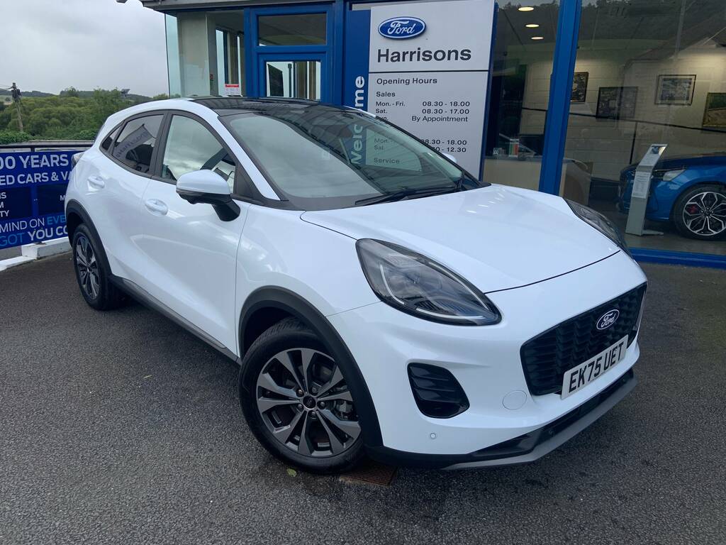 Ford Puma 1.0 Ecoboost 125Ps Mhev Titanium EK75UET White