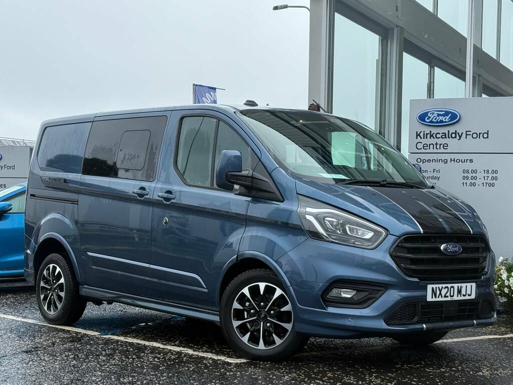 Ford Transit Custom 320 2.0 Ecoblue 185Ps L1 Dcab Sport Blue