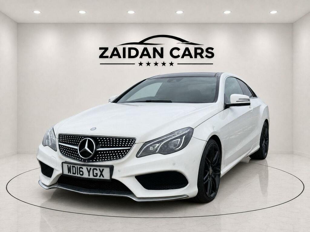 Mercedes-Benz E Class Coupe 2.1 E220d Amg Line Edition G-tronic Euro 6 WD16YGX White #3