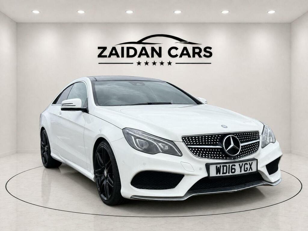 Mercedes-Benz E Class Coupe 2.1 E220d Amg Line Edition G-tronic Euro 6 WD16YGX White
