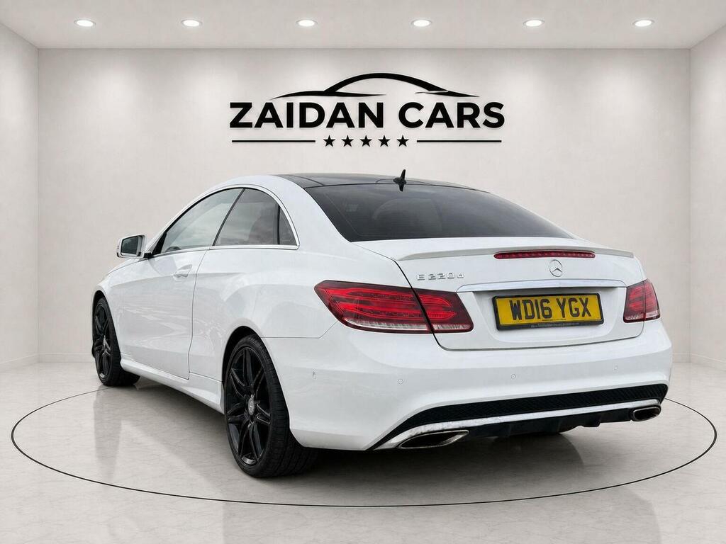 Mercedes-Benz E Class Coupe 2.1 E220d Amg Line Edition G-tronic Euro 6 WD16YGX White #4