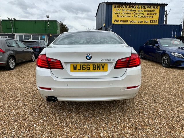 BMW 5 Series 520D Se Saloon White #6